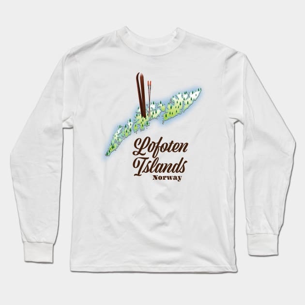 Lofoten islands Long Sleeve T-Shirt by nickemporium1